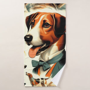 Illustration vintage de Foxhound