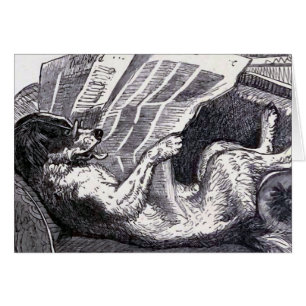 Illustration vintage "de journal de lecture de