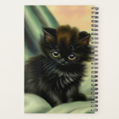 Illustration vintage de Kitten noir (Dos)