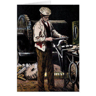 "Illustration vintage de l'ingénieur"