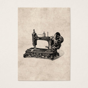Illustration vintage de machine à coudre de 1800s