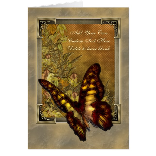 Illustration vintage de papillon de style (Devant)