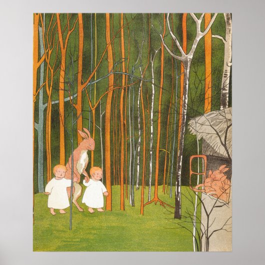 Illustration Vintage de Sibylle Von Olfers Affiche (Devant)