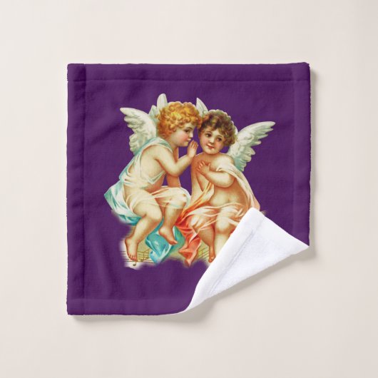 Illustration vintage Ephemera Angel Cherubs (Gant de toilette)