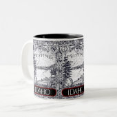 Illustration vintage Idaho Mug (Devant gauche)