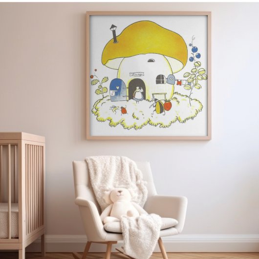 Illustration vintage par Else Wenz Vietor Affiche