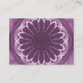 Illustration violette de pétales - carte de visite (Dos)