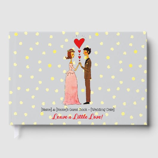 Illustration Whimsical Bride and Groom (Recto)