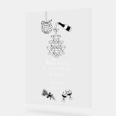 Illustrations à main noire Doodles Mariage (Angle)