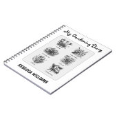 Illustrations botaniques carnet personnalisé (Côté gauche)