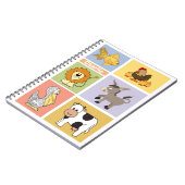 Illustrations d'animal nom personnalisé carnet enf (Côté gauche)