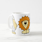 Illustrations d'animaux nom personnalisé tasses d' (Devant gauche)