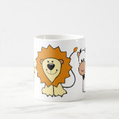 Illustrations d'animaux nom personnalisé tasses d' (Centre)