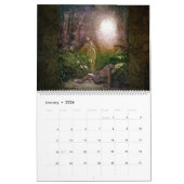 Illustrations de bible de calendrier mural (Jan 2026)