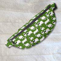 Illustrations de moutons bleus du Valais sur vert