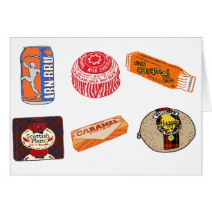 Illustrations de nourriture d'amusement d'Ecosse