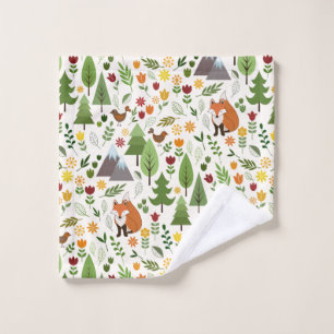 Illustrations de style scandinave sur Motif crème