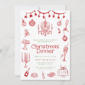 Illustrations de vacances Invitations du groupe de (Devant)