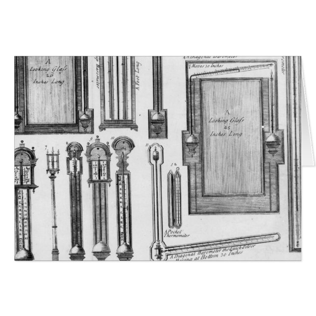Illustrations des baromètres et du regard (Devant horizontal)