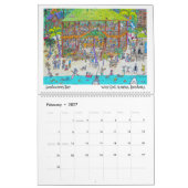 Illustrations des Caraïbes par Calendrier Kristin (Feb 2027)