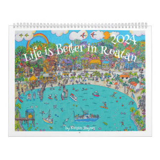 Illustrations des Caraïbes par Calendrier Kristin