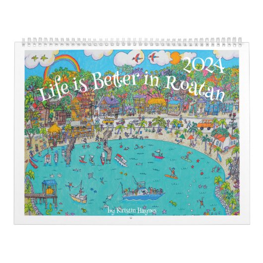 Illustrations des Caraïbes par Calendrier Kristin (Protection)