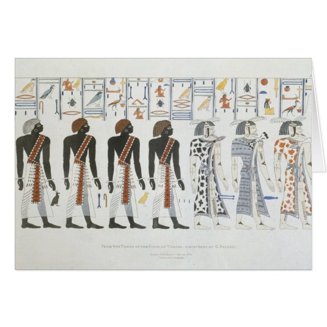 Illustrations des hiéroglyphes des tombes de t (Devant horizontal)
