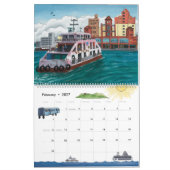 Illustrations du calendrier taïwanais (Feb 2027)