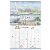 Illustrations du calendrier taïwanais (Jan 2027)
