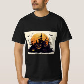 Illustrations effrayantes T-Shirt Halloween (Devant)