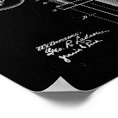 Illustrations en poteau de coiffure Poster imprimé (Coin)