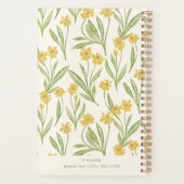 Illustré de beaux Fleurs sauvages jaunes (Dos)