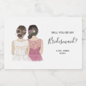 Illustré serez-vous mon étiquette de la chandelle (Étiquettes simples)