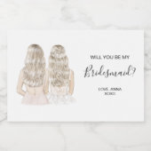 Illustré serez-vous mon étiquette de la chandelle (Étiquettes simples)