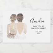 Illustré serez-vous mon étiquette de la chandelle (Étiquettes simples)