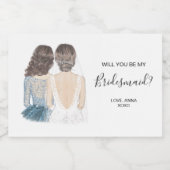 Illustré serez-vous mon étiquette de la chandelle (Étiquettes simples)