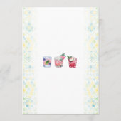 Illustré sur mesure | Menu Mariage (Dos)