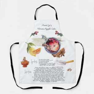 Illustreerde geadresseerde heirloom Apron   Appelc Schort