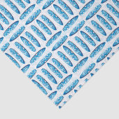 Illustreerde surfplanken tissuepapier (Detail)