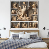IllyrianAltarRelics-SacredEagleArtBundleII HERSYM  Canvas Afdruk (Insitu (Slaapkamer))