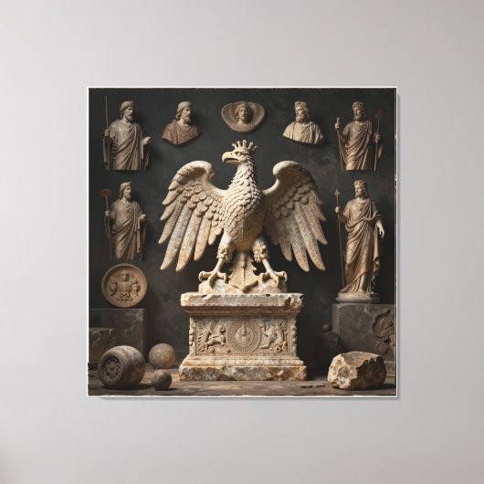IllyrianAltarRelics-SacredEagleArtBundleVI HERSYM Canvas Afdruk (Voorkant)