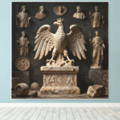 IllyrianAltarRelics-SacredEagleArtBundleVI HERSYM Canvas Afdruk (Insitu (Houten vloer))