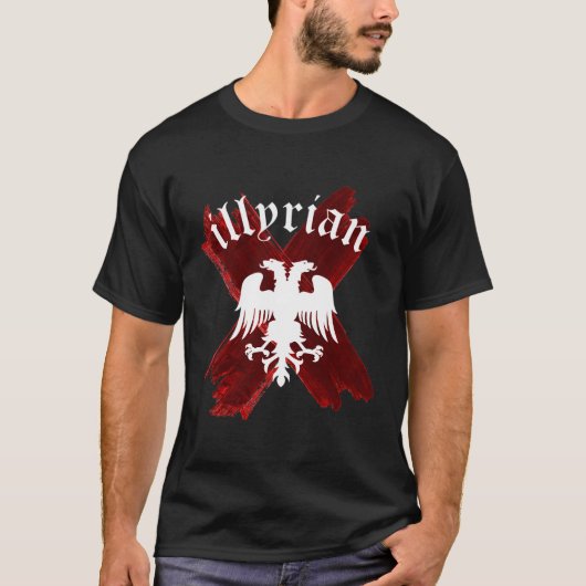 Illyrisch Albanees T-shirt (Voorkant)
