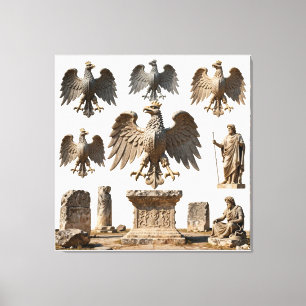 IllyrischeAltaarRelieken-HeiligeAdelaarKunstbundel Canvas Afdruk