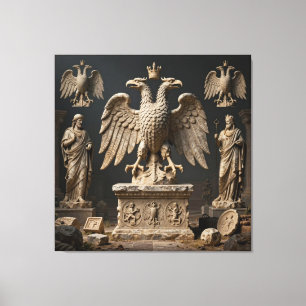 IllyrischeAltaarRelieken-HeiligeAdelaarKunstBundel Canvas Afdruk