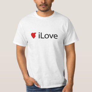 iLove (I Love) Mannen T-Shirt