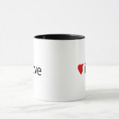 iLove - I Love Parody Coffee Mug (Centre)