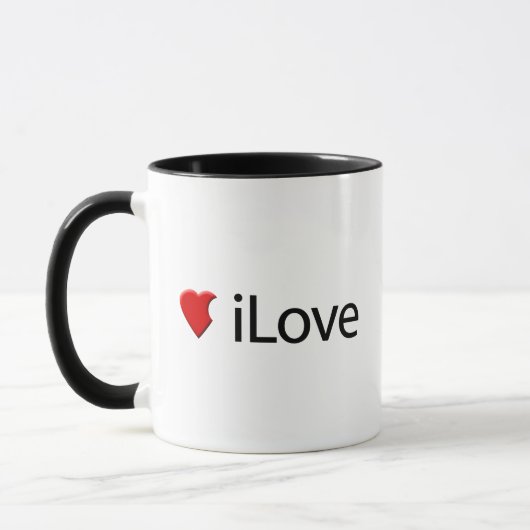 iLove - I Love Parody Coffee Mug (Gauche)