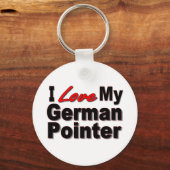 ILove My German Pointer Sleutelhanger (Voorkant)