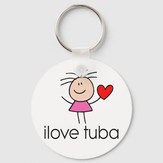 iLove Tuba Gift Sleutelhanger (Voorkant)